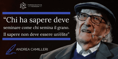 ANDREA CAMILLERI - "Chi ha sapere deve seminare come chi semina il grano. Il sapere non deve essere un'élite."
